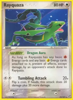 Pokémon-Karte Rayquaza 022/107