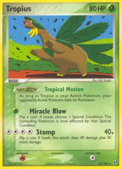 Pokémon-Karte Tropius 027/107