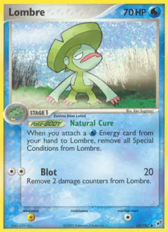 Pokémon-Karte Lombrero 034/107