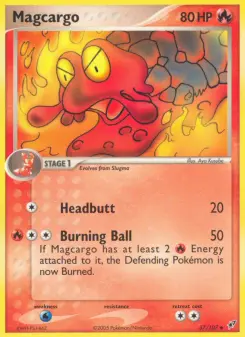 Pokémon-Karte Magcargo 037/107