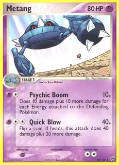 Pokémon-Karte Metang 040/107