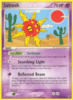 Pokémon-Karte Sonnfel 047/107