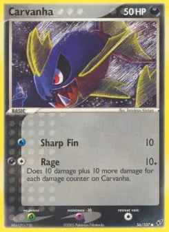 Pokémon-Karte Kanivanha 056/107