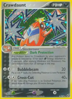 Pokémon-Karte Krebutack 006/107
