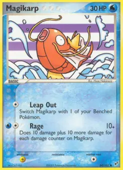 Pokémon-Karte Karpador 064/107