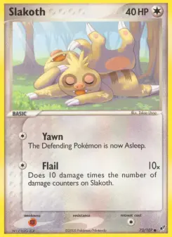 Pokémon-Karte Bummelz 073/107