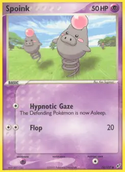 Pokémon-Karte Spoink 076/107