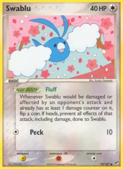 Pokémon-Karte Wablu 079/107