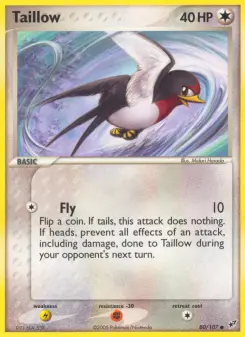 Pokémon-Karte Schwalbini 080/107