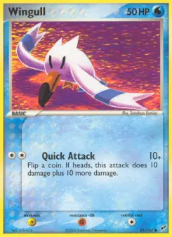 Pokémon-Karte Wingull 081/107