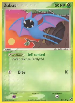 Pokémon-Karte Zubat 083/107