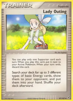 Pokémon-Karte Lady Outing 087/107