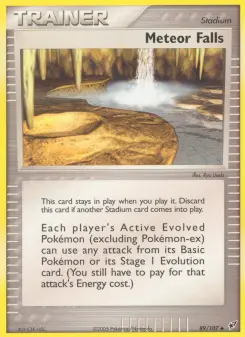 Pokémon-Karte Meteorfälle 089/107