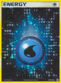 Pokémon-Karte Wasserenergie 103/106