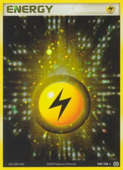 Pokémon-Karte Elektroenergie 104/106