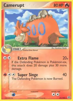 Pokémon-Karte Camerupt 023/106