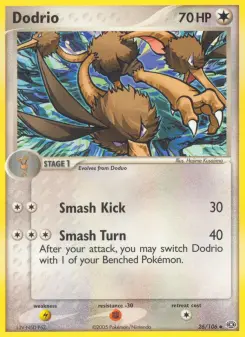 Pokémon-Karte Dodri 026/106