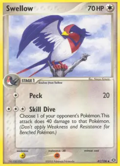 Pokémon-Karte Schwalboss 041/106
