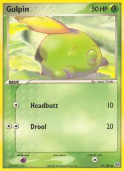 Pokémon-Karte Schluppuck 051/106