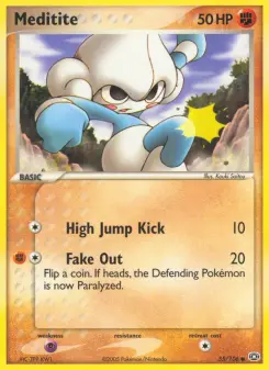 Pokémon-Karte Meditie 055/106