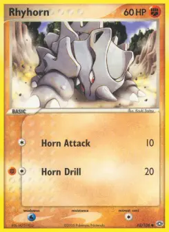 Pokémon-Karte Rihorn 062/106