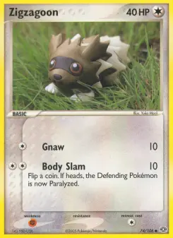 Pokémon-Karte Zigzachs 074/106