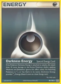 Pokémon-Karte Finsternis-Energie 086/106
