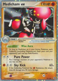 Pokémon-Karte Meditalis ex 095/106