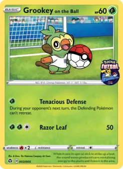 Pokémon-Karte Grookey on the Ball 003/005