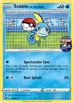Pokémon-Karte Sobble on the Ball 005/005