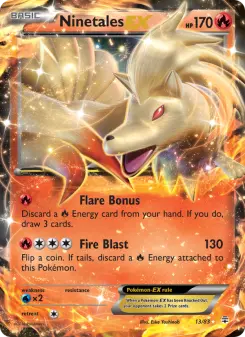 Pokémon-Karte Vulnona EX 013/117
