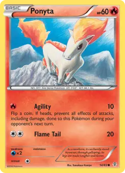 Pokémon-Karte Ponita 014/117