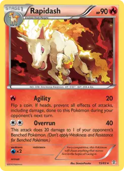Pokémon-Karte Gallopa 015/117