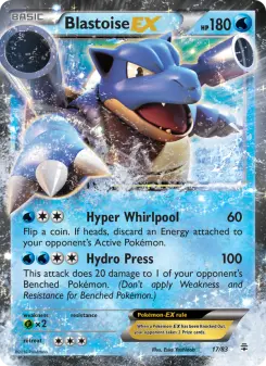 Pokémon-Karte Turtok EX 017/117