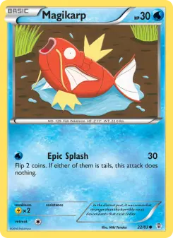 Pokémon-Karte Karpador 022/117