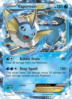 Pokémon-Karte Aquana EX 024/117