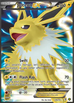 Pokémon-Karte Blitza-EX 28a