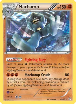 Pokémon-Karte Machomei 042/117