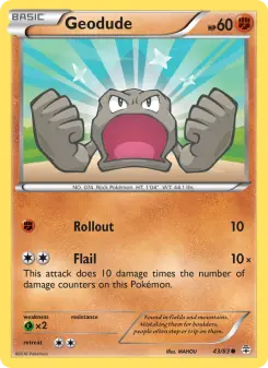 Pokémon-Karte Kleinstein 043/117