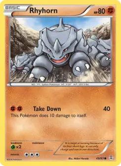 Pokémon-Karte Rihorn 049/117