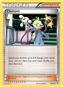Pokémon-Karte Clemont 059/117
