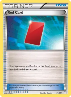 Pokémon-Karte Rote Karte 071/117