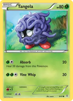 Pokémon-Karte Tangela 008/117