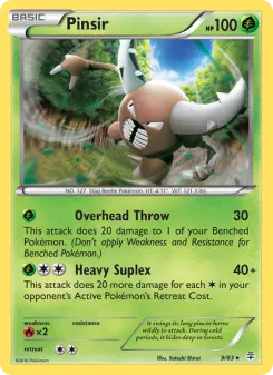 Pokémon-Karte Pinsir 009/117