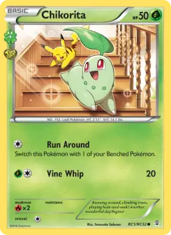 Pokémon-Karte Endivie RC1