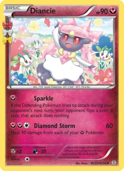 Pokémon-Karte Diancie RC22