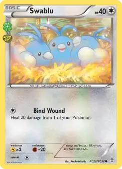 Pokémon-Karte Wablu RC23