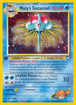 Pokémon-Karte Misty's Tentacruel 010/132