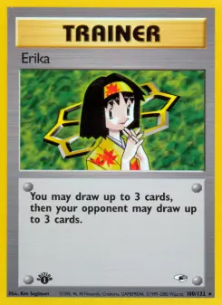 Pokémon-Karte Erika 100/132