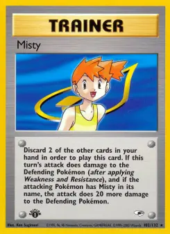 Pokémon-Karte Misty 102/132